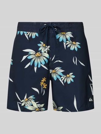 Quiksilver Badeshorts im Allover-Look in Marine, Gr&ouml;&szlig;e 30