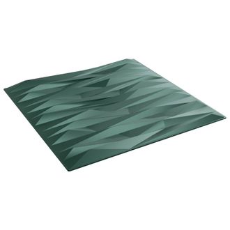 vidaXL Paneles De Pared 12 Pcs Verde Piedra 50 X 50 Cm Espuma Xps Vidaxl
