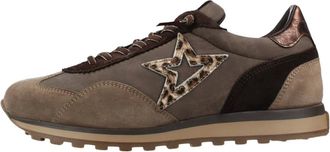 Cetti Schoenen, Dames, Bruin, 37 EU, Leer, Deportivo Ante Mesh