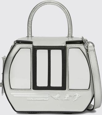Karl Lagerfeld Mini borsa Ikon Gondola in poliuretano con tracolla amovibile
