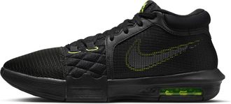 Nike Mens LeBron Witness 8 Basketball Shoes in Black | FB2239-002
