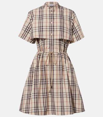Burberry Burberry Check cotton minidress