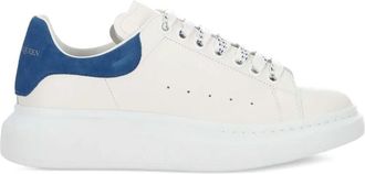 Alexander McQueen Oversized Sneakers In White/Paris Blue Shoes