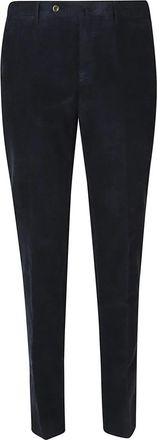 Pantaloni Torino Slim Flat Front Pant - Heren - Slim Fit Broeken - Blauw - 2XL - Katoen - Broeken