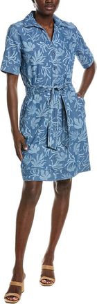 Jones New York Chambray Midi Shirtdress