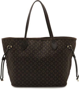 Louis Vuitton Fusain Canvas Leather Shoulder Bag Tote Bag (Pre-Owned)