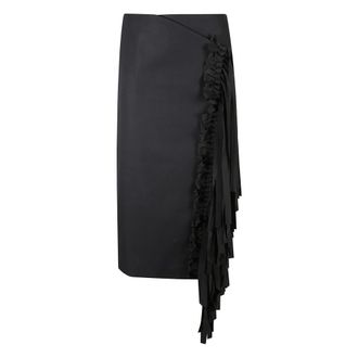 Carven Dames, Rokken, Zwart, Maat: 2XS Katoen