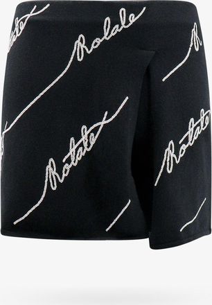 Rotate Shorts in misto cotone con logo in contrasto - ROTATE - gender_Woman