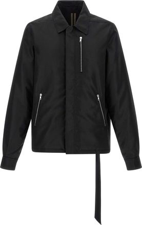 Rick Owens Zip-front Shirt-collar Shirt Jacket