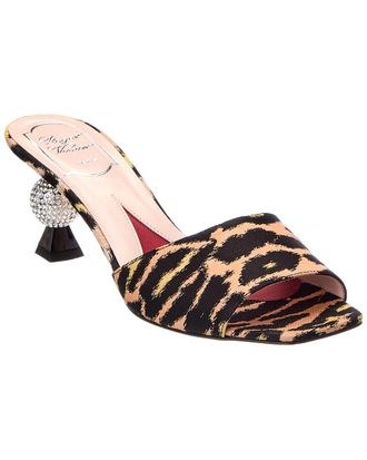Roger Vivier 64 Canvas Sandal