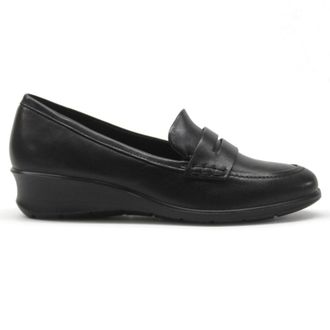 Ecco Ecco Felicia 217323 Full Grain Leather Womens Slip On Shoes - Black - Size:UK 3.5-4