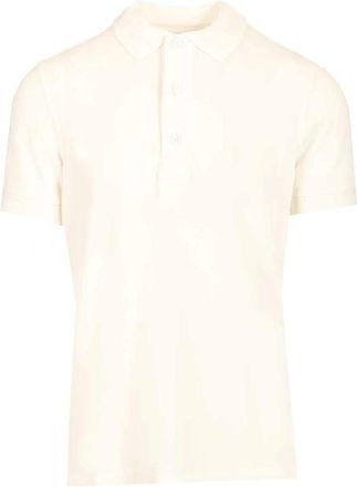 Tom Ford Piquet Polo - Heren - Polos - Wit - L - Katoen - Tops