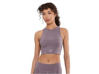 adidas by Stella McCartney By Stella Mccartney Training Crop Top Womens Bra Legacy Purple : XL, Elastane/Nylon