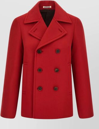 Auralee wool fitted jacket