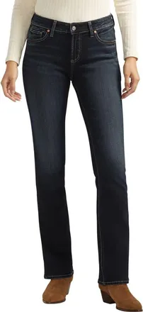 Silver Jeans Co Elyse Slim Bootcut Jeans in Indigo at Nordstrom, Size 33 X 33