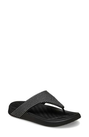 Crocs Getaway Gems Flip Flop in Black at Nordstrom, Size 10