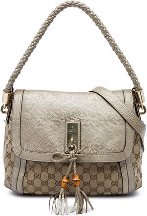 Gucci Pre-owned Gucci GG Canvas Bella Flap Satchel Ladies Z1JGO9PPYFFBL8AA