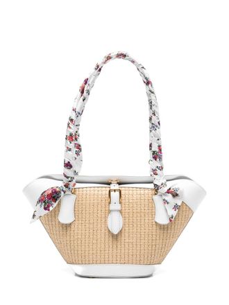 Dolce & Gabbana Womens Floral-Handle Tote Bag