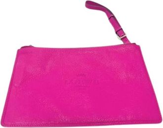Loewe Pre-owned Pouch - Dames - Vintage Clutch - Roze - ONE Size - Leer - Vintage