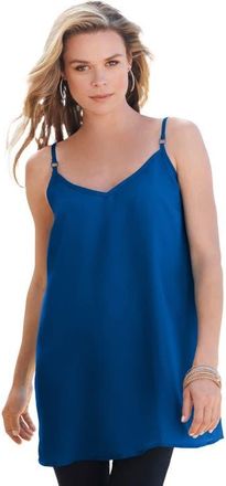 Roaman's V Neck Cami in Vivid Blue at Nordstrom, Size 16