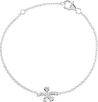 Lucy Quartermaine Cute Splash Bracelet in Sterling Silver at Nordstrom, Size 7