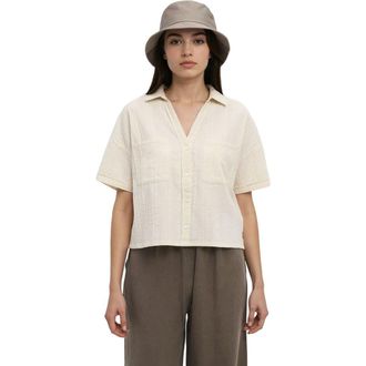 tentree Ashwood Shirt in White Oak at Nordstrom, Size X-Small