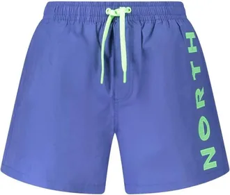 North Sails Badmode, Heren, Blauw, S, Katoen, Katoenen zwemkleding met verstelbare bandjes