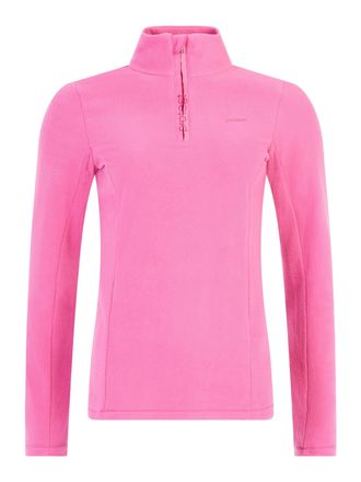 Protest Stehkragenpullover PROTEST Fleecepullover PRTRemutez, Damen, Gr. L, pink (foxy pink), Obermaterial: 100% Polyester PES., Pullover Stehkragenpullover