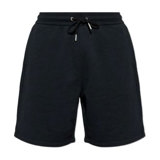 Ami Casual Shorts, male, Black, Size: XL Logo Shorts