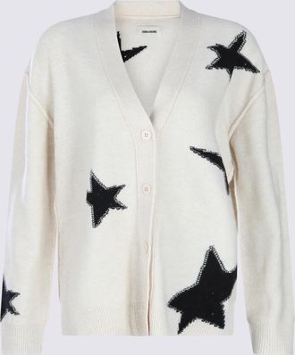 Zadig&Voltaire Beige Cashmere Knitwear