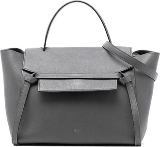 Celine Pre-owned Handbags, female, Gray, Size: ONE SIZE Pre-owned Leather Handbag