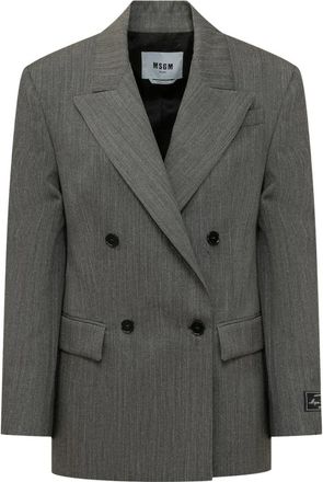 Msgm Giacca - - Jackets - Donna - Grigio - S