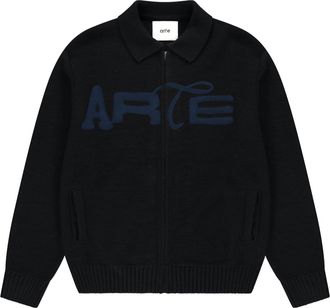 Arte Energy Wool-Blend Front-Zip Cardigan