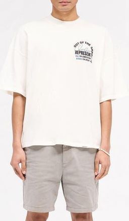 Represent Out of the Shadows Cotton Graphic T-Shirt in Flat White at Nordstrom Rack, Size Xx-Large