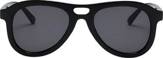 Fifth and Ninth Thayer 50mm Polarized Aviator Sunglasses in Black /Black at Nordstrom