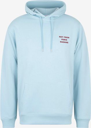 Dr&ocirc;le de Monsieur Sweatshirt mit Kapuze aus Baumwolle Slogan