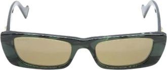 Gucci Pre-owned Accessories, male, Green, Size: ONE SIZE Pre-owned Sunglasses
