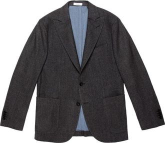 Boglioli Stijlvolle Blazer - Heren - Blazers - Zwart - XL - Wol - Jassen