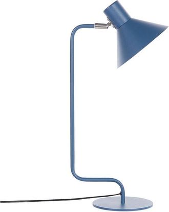 Beliani Desk Lamp RIMAVA Adjustable Metal Blue