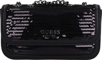 Guess Sequinned Mini Crossbody - Dames - Schoudertassen - Zwart - ONE Size - Leer - Tassen