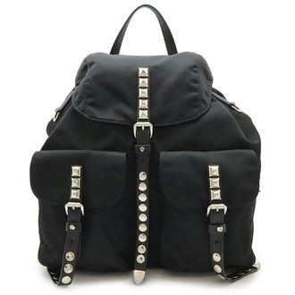 Prada Triangle Logo Backpack
