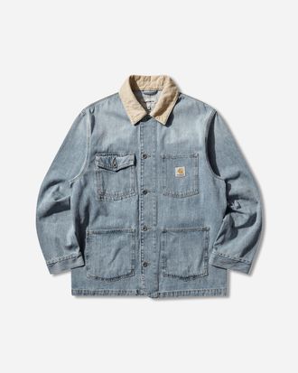 Carhartt Work in Progress Men s Warren Chore Coat Blue / Dusty H Brown