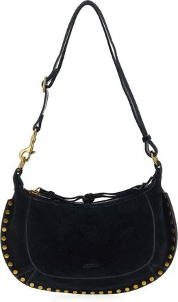 Isabel Marant Oskan Moon Bag - Dames - Schoudertassen - Zwart - ONE Size - Leer - Tassen