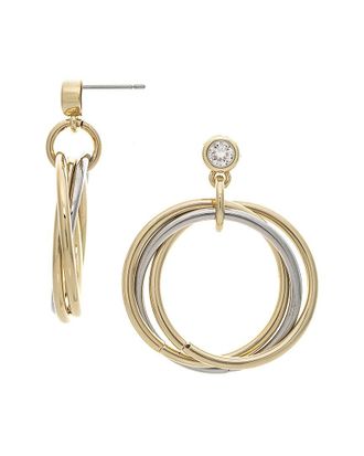 Rivka Friedman Cz Dangle Earrings