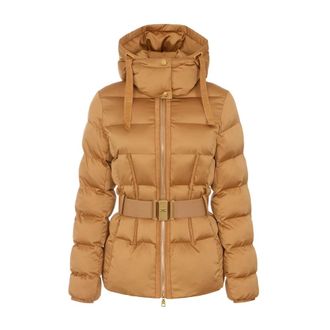 Elisabetta Franchi Dames, Jassen, Beige, Maat: L Voile