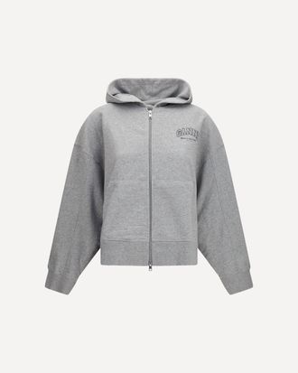 Ganni Cotton zip-up Hoodie Female XS