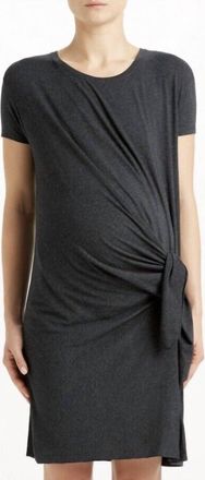 Hatch Talia Maternity Dress In Charcoal