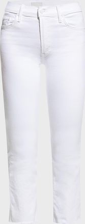 Mother The Insider Crop Step Fray Jeans