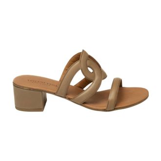 Vincent Vega Vincent Vega, Dames, Schoenen, Beige, Maat: 39 EU Leer