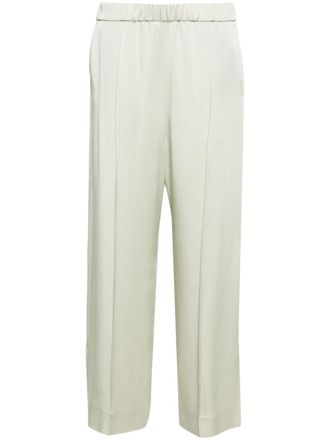 Jil Sander Pantaloni a gamba ampia - Verde